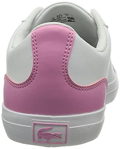 Lacoste Lerond 0120 1 Cuc, Zapatillas Unisex niños, Blanc (Wht/Lt Pnk), 28 EU