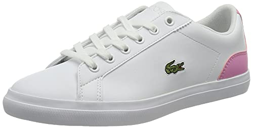 Lacoste Lerond 0120 1 Cuc, Zapatillas Unisex niños, Blanc (Wht/Lt Pnk), 28 EU