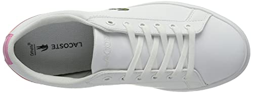 Lacoste Lerond 0120 1 Cuc, Zapatillas Unisex niños, Blanc (Wht/Lt Pnk), 28 EU