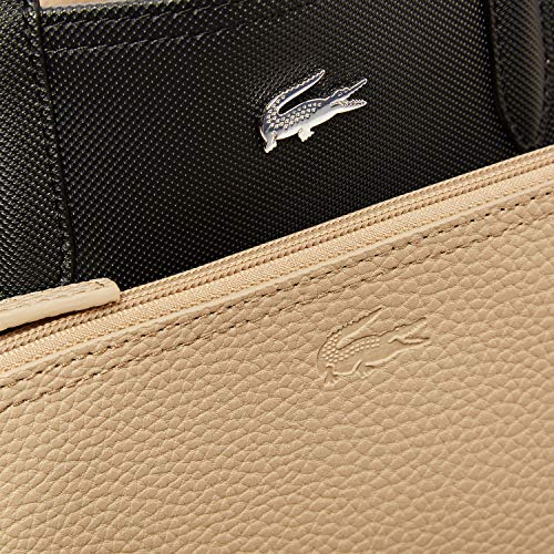 Lacoste NF2991AA, Bolsa de Transporte para Mujer, Noir Krema, Talla única