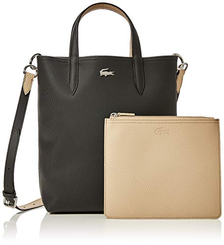 Lacoste NF2991AA, Bolsa de Transporte para Mujer, Noir Krema, Talla única