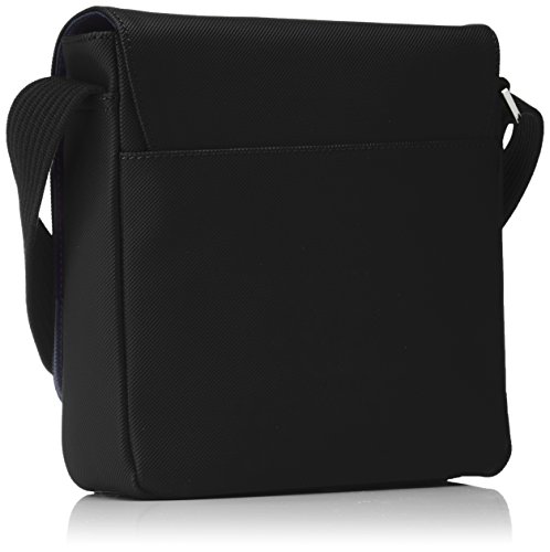 Lacoste NH2341, Bolso Bandolera para Hombre, Noir, Talla única