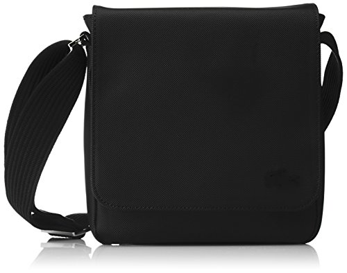 Lacoste NH2341, Bolso Bandolera para Hombre, Noir, Talla única