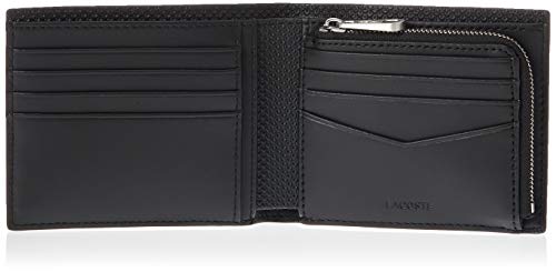 Lacoste NH2826CE, Carteras Hombre, Negro (Noir), 0.5x10.5x10.5 cm (W x H x L)
