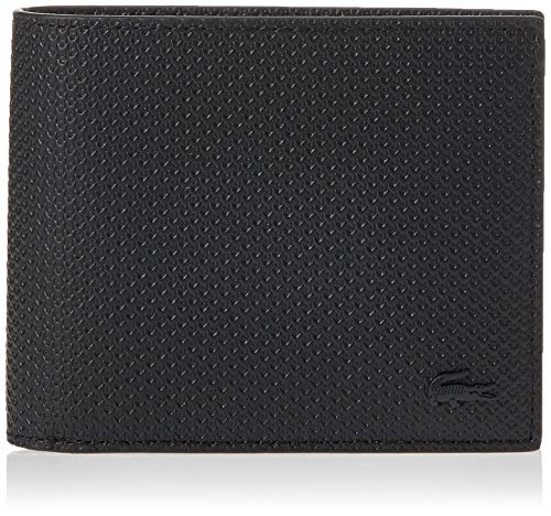 Lacoste NH2826CE, Carteras Hombre, Negro (Noir), 0.5x10.5x10.5 cm (W x H x L)