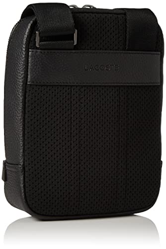 Lacoste NH3639SQ, Bolso Cruzado Hombre, Noir, Talla única