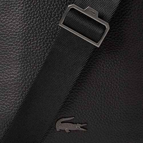 Lacoste NH3639SQ, Bolso Cruzado Hombre, Noir, Talla única