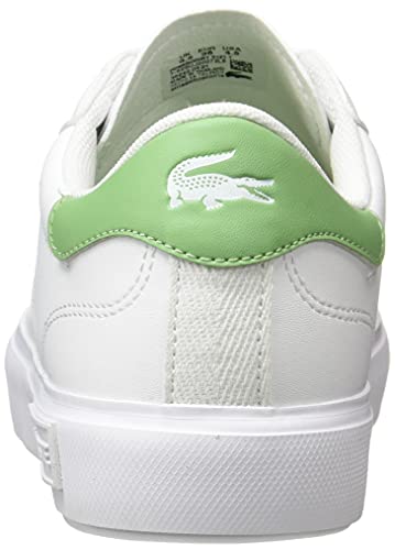 Lacoste POWERCOURT 0121 1 SUJ, Zapatillas, Wht/Lt Grn, 36 EU