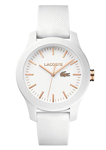 Lacoste Reloj Analógico para Mujer de Cuarzo con Correa en Silicona, 2000960
