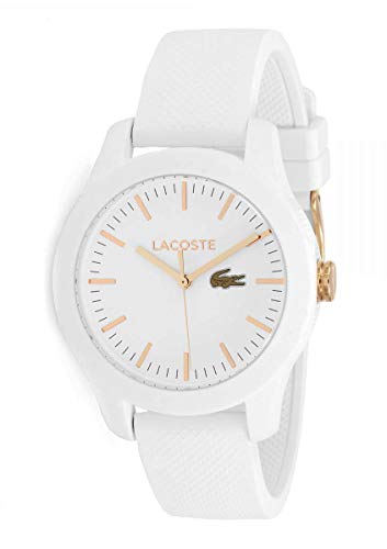 Lacoste Reloj Analógico para Mujer de Cuarzo con Correa en Silicona, 2000960