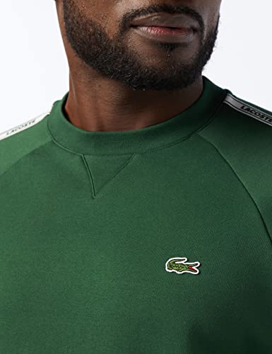 Lacoste SH1213, Sudadera Hombre, Verde (Vert), S