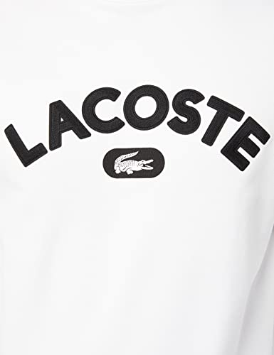 Lacoste SH6873 Sudadera para Hombre, Blanco, 4XL
