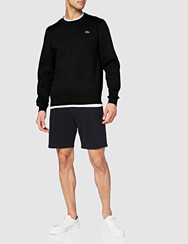 Lacoste Sh7613, Sudadera para Hombre, Black 31, Small (Talla del fabricante : 3)