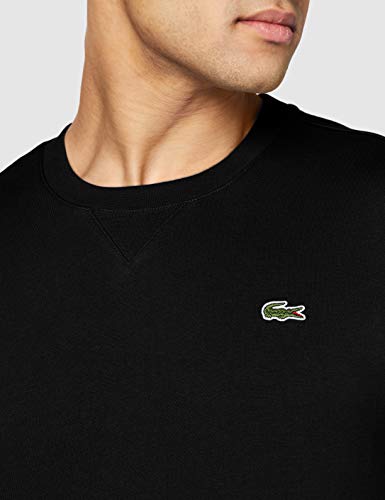 Lacoste Sh7613, Sudadera para Hombre, Black 31, Small (Talla del fabricante : 3)