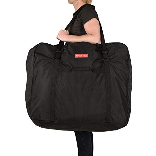 lamaki:Lab Bolsa de Transporte Bicicleta Plegable | para Todas Las Marcas Brompton Dahon Giant Birdy Oyama | para Bicicletas Plegables de 14-20 Pulgadas | Negro