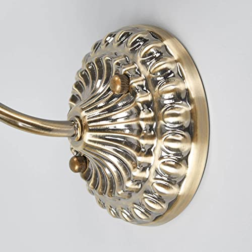 Lámpara de pared 'Joely' en Bronce hecho de Metal e.o. para Salón & Comedor (1 llama, E14) de Lindby | lámpara para cuadros, aplique
