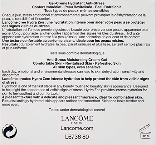 Lancome Hydra Zen Extreme Gel humectante calmante unisex, Cuidado facial 50 ml, 1 paquete (1 x 50 ml)