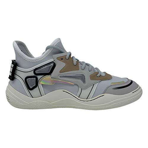 Lanvin Mid Top Neopreno Buceo Sneaker FM-SKDMIN-NEOP-A18 Entrenador para Hombre, gris, 42 2/3 EU