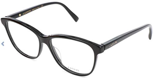 Lanvin VLN741 53 14 140 Monturas de Gafas, Negro (Schwarz), 53.0 para Mujer
