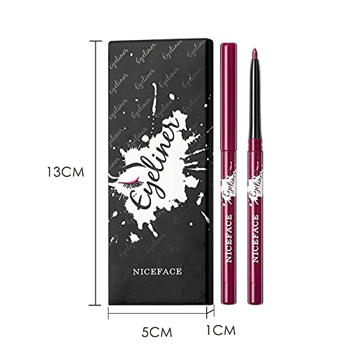 Lápices delineadores de ojos de 6 colores - Lápiz delineador de ojos en gel de colores, Lápiz delineador de ojos en gel mate, Kit de delineador de ojos colorido de larga duración a prueba de agua