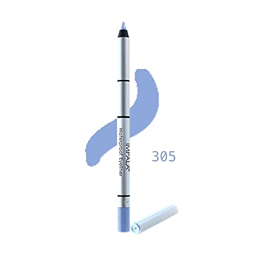 Lápiz de ojos waterproof cremoso duradero Color 305 Azul Claro