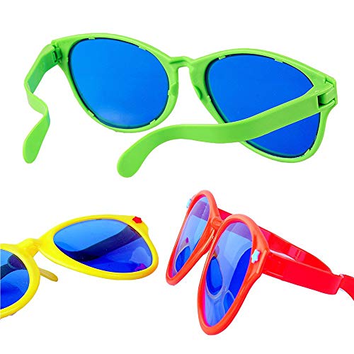 LATERN 6 Piezas Jumbo Gafas De Sol De Plástico De Colores Jumbo Gafas para Traje De Playa Vestido De Lujo Foto Apoyos Suministros para Fiestas