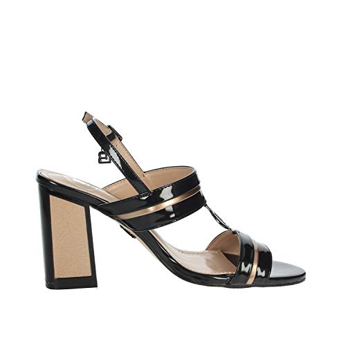 Laura Biagiotti 6303 Sandalias Mujer Negro 37