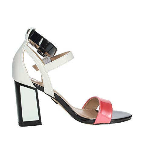 Laura Biagiotti 6304 Sandalias Mujer Negro/Blanco 35