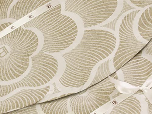 Laura Biagiotti Colcha primavera-verano jacquard cama de matrimonio 2 plazas 260 x 270 cm en caja de alta calidad (Yasmin pardo