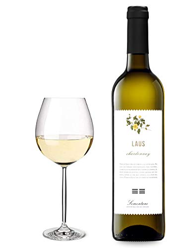 LAUS - Estuche de Vino 3 Botellas Chardonnay - Vino Blanco - Denominación de Origen Somontano - 3 Botellas de 75 cl - Elaborado con Variedad Chardonnay - Aroma Frutal