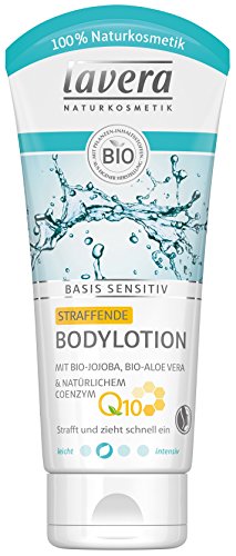 lavera Base Sensitiv Reafirmante Body Lotion Q10 ∙ Bio Jojoba & Aloe Vera - Vegano Ingredientes activos vegetales orgánicos Cosmética natural Cosmética natural e innovadora 1 x 200 ml