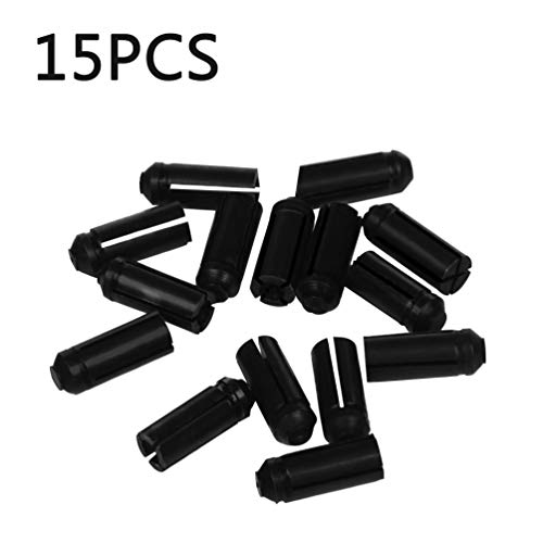 LaVibe Protector de Plumas de Dardos de Larga duración, 15 Unidades, ángulo Fijo de 90 Grados para Dardos, Negro