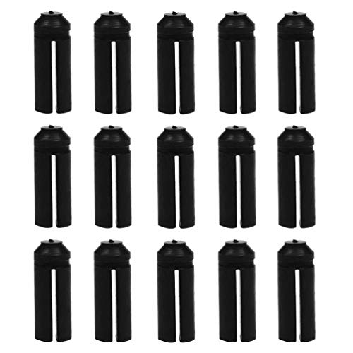 LaVibe Protector de Plumas de Dardos de Larga duración, 15 Unidades, ángulo Fijo de 90 Grados para Dardos, Negro