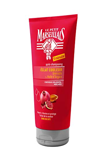 Le Petit Marseillais Eclat Couleur Acondicionador de granada y argán, tubo de 200 ml