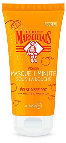 Le Petit Marseillais - Máscara de 1 minuto bajo la ducha, albaricot, 75 ml