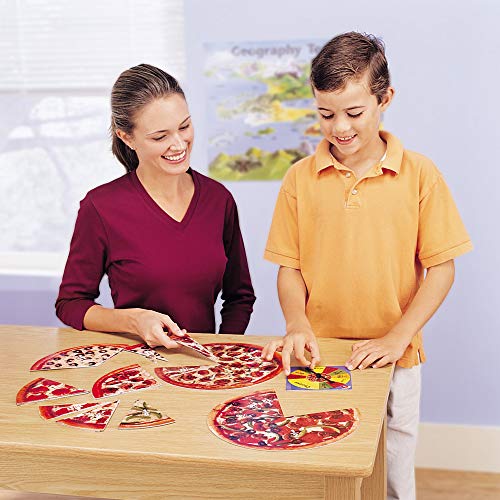 Learning Resources- Divertido Juego de fracciones Pizza Fraction Fun, Color (LER5060)