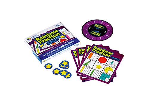 Learning Resources Rainbow Fraction Bingo