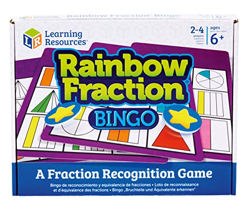 Learning Resources Rainbow Fraction Bingo
