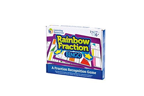 Learning Resources Rainbow Fraction Bingo
