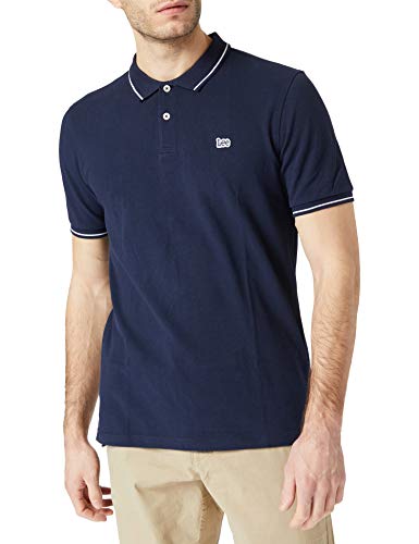 Lee Pique Polo, Polo, Hombre, Azul (Navy Blue), X-Large