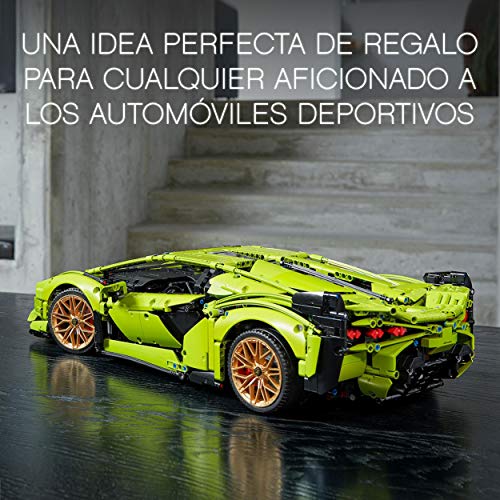 LEGO 42115 Technic Lamborghini Sián FKP 37, Coche de Carreras, Set de Construcción para Adultos, Modelo Exclusivo de Coleccionista