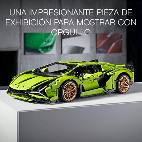 LEGO 42115 Technic Lamborghini Sián FKP 37, Coche de Carreras, Set de Construcción para Adultos, Modelo Exclusivo de Coleccionista