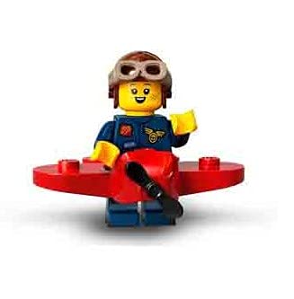 Lego® 71029 - Minifiguras de la serie 21, número 9 de piloto, incluye 1 x Sticker-und-co Fruchtmix Bonbon