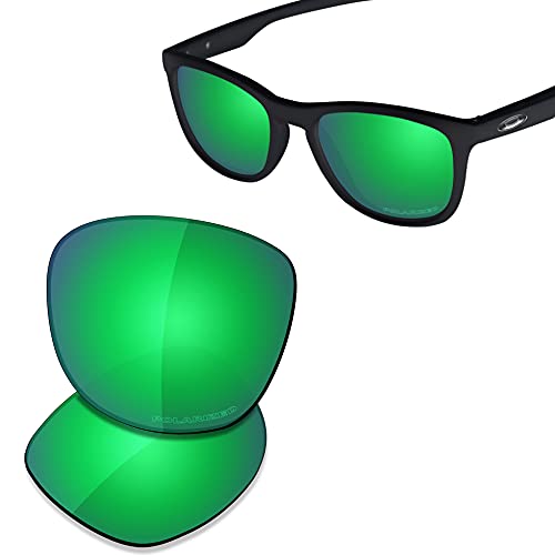 Lentes de repuesto para gafas de sol Oakley Trillbe X de Saucer, (High Defense - Jade Green Polarized), Talla única