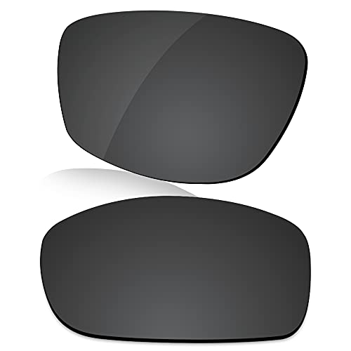 LenzReborn Reemplazo de lente polarizada para Arnette Slickster AN4185 Sunglass - Más opciones, Negro Oscuro - Polarizado, Talla única