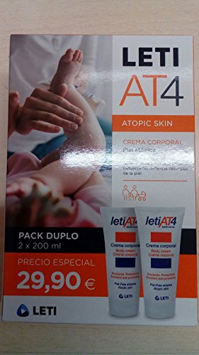 LETI AT4 CREMA CORPORAL PIEL ATÓPICA DUPLO 2X200 ML