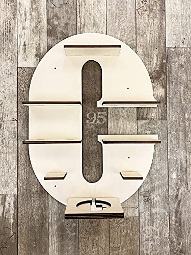 Letra A-Z para la caja de música, apta para caja de música, para niños, habitación de bebé, para pintar con nombre personalizado, regalo de cumpleaños para Pascua o Navidad (letra C)