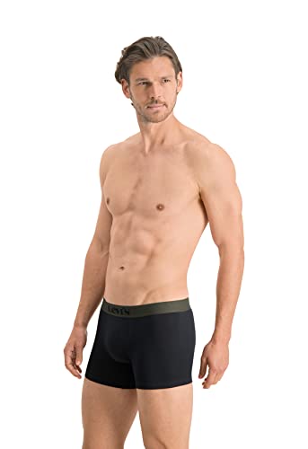 Levi's Calzoncillos Tipo bóxer de Camuflaje para Hombre, Gris/Verde, M