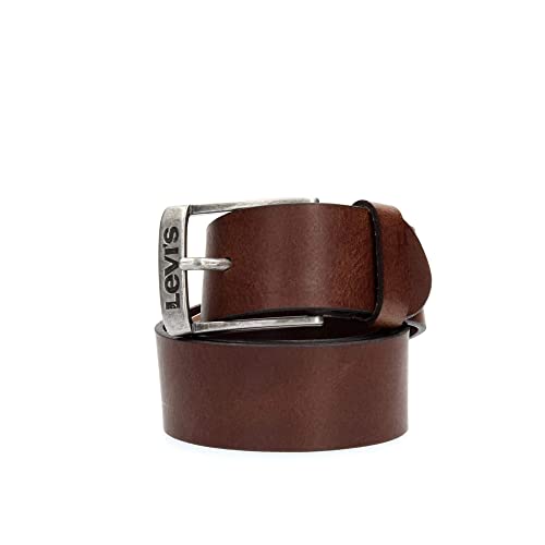 LEVIS FOOTWEAR AND ACCESSORIES New Duncan Cinturón, Marrón (Dark Brown), 105 para Hombre