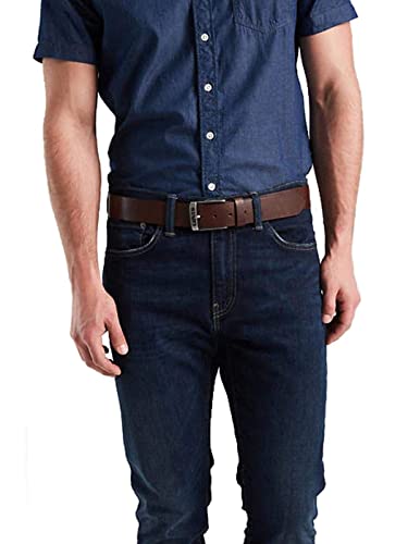 LEVIS FOOTWEAR AND ACCESSORIES New Duncan Cinturón, Marrón (Dark Brown), 105 para Hombre